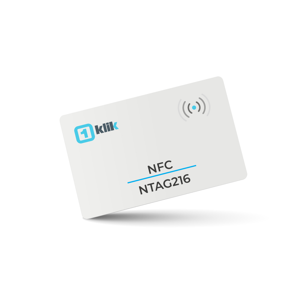 NFC NTAG216 kartica, bijela sjaj