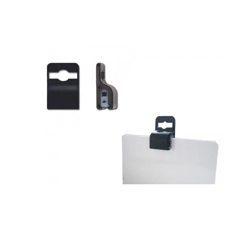 Card Gripper kvačica omogućuje nošenje ID kartica bez bušenja uz sigurno držanje i jednostavno korištenje.