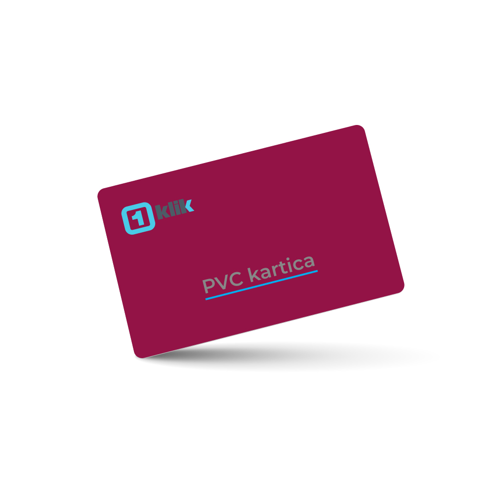 PVC kartica Cranberry